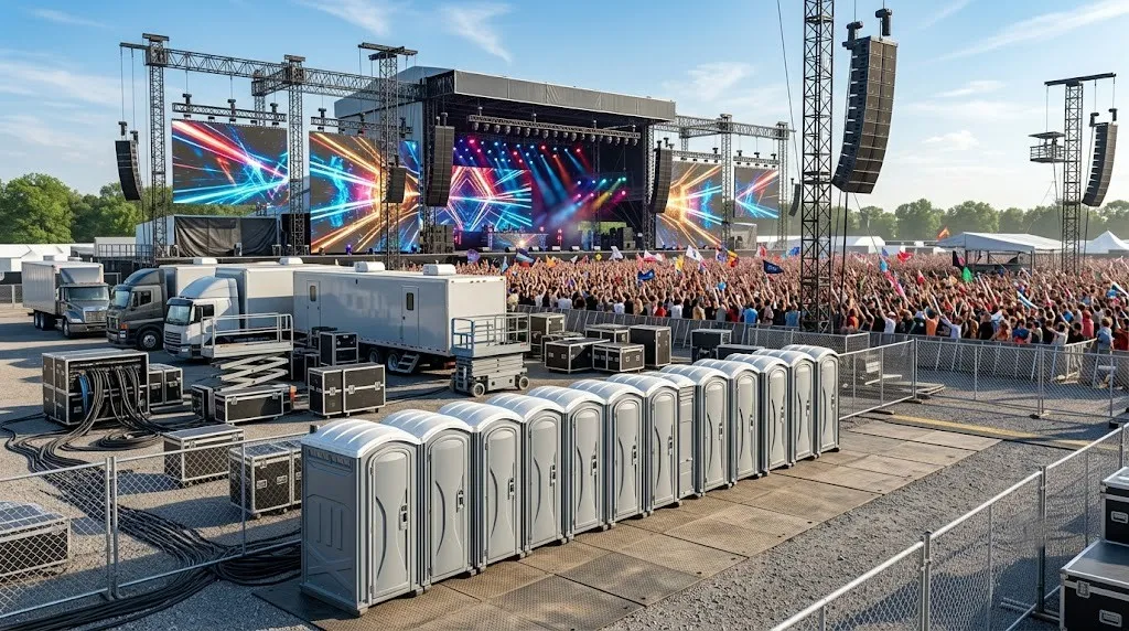 Concert Restroom Rental in Newton, MA