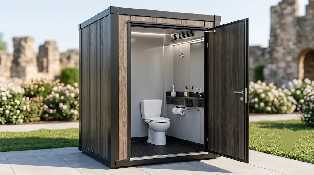 Deluxe Flushable Porta Potty in Newton, MA