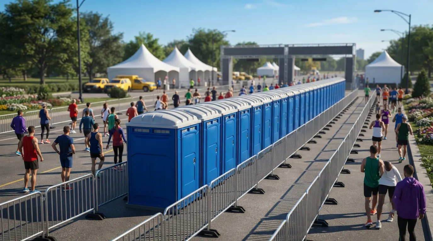 Marathon and Race Restrooms in Newton, MA
