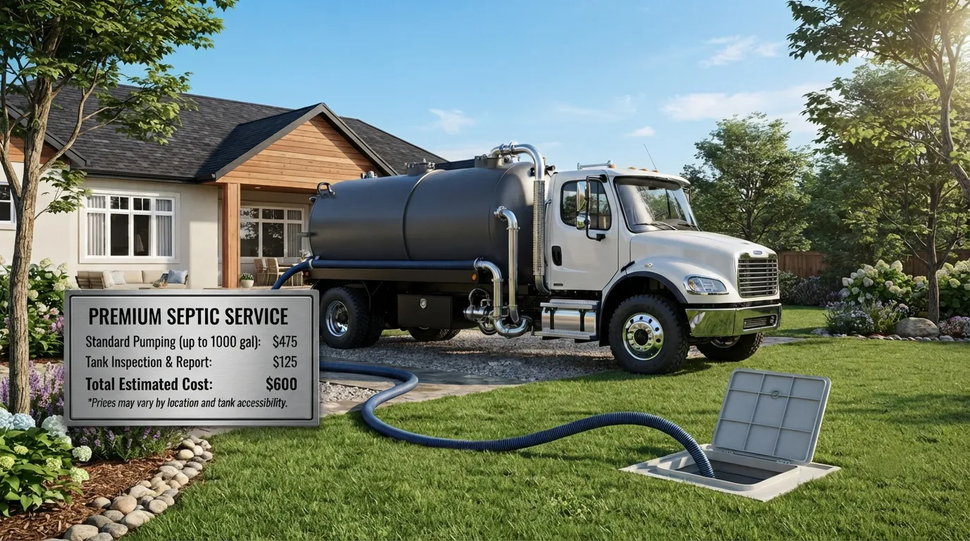 Septic Tank Pumping Cost in Newton, MA